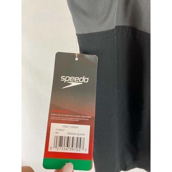 NWT Speedo Tech Volley UPF Swim Shorts size XL - Picture 5 of 6